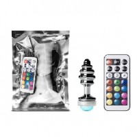 Anal Plug Metal Light Up Type III, Non-Vibrating